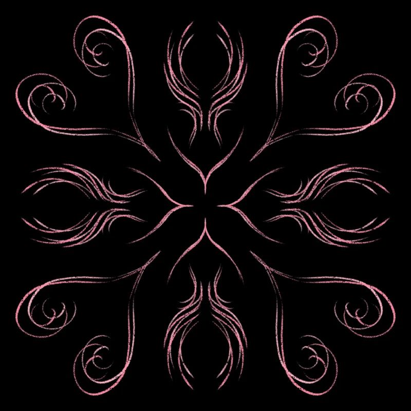 Des cœurs roses comme motif