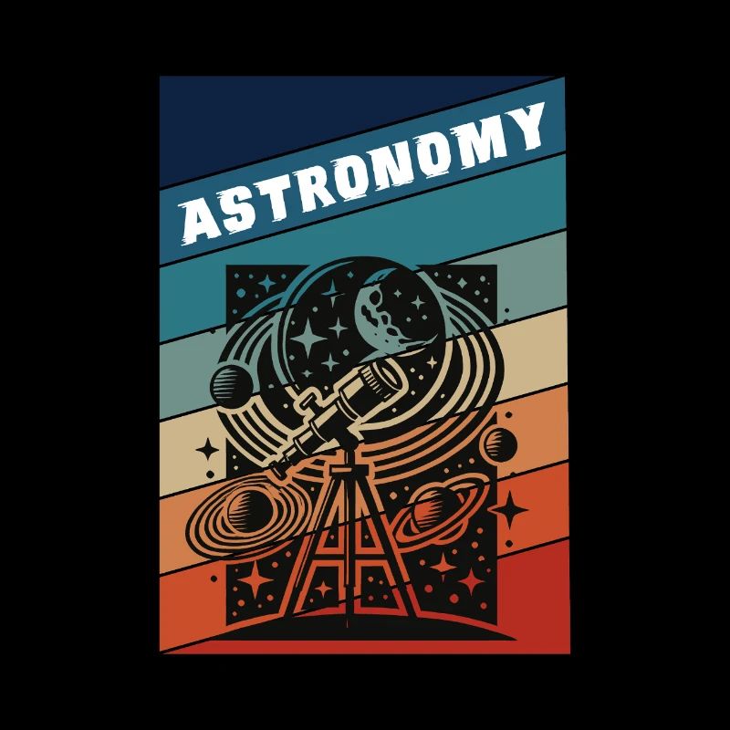 Style rétro astronomique