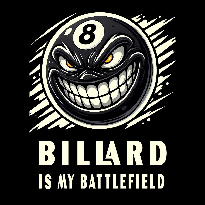 Le billard est mon champ de bataille