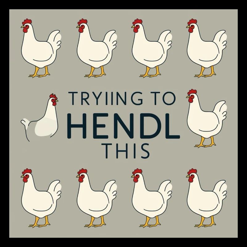 Poulets « Essayer de faire ça »