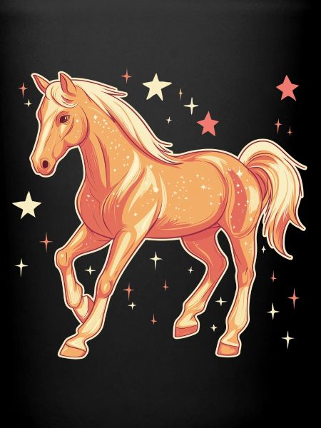 Cheval avec des étoiles