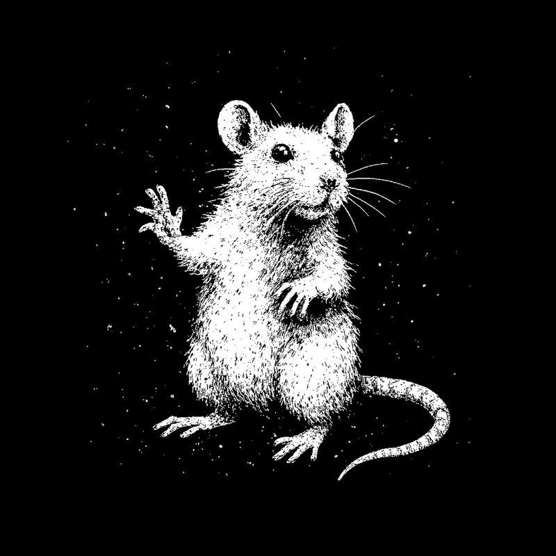 Rat coquin avec du style