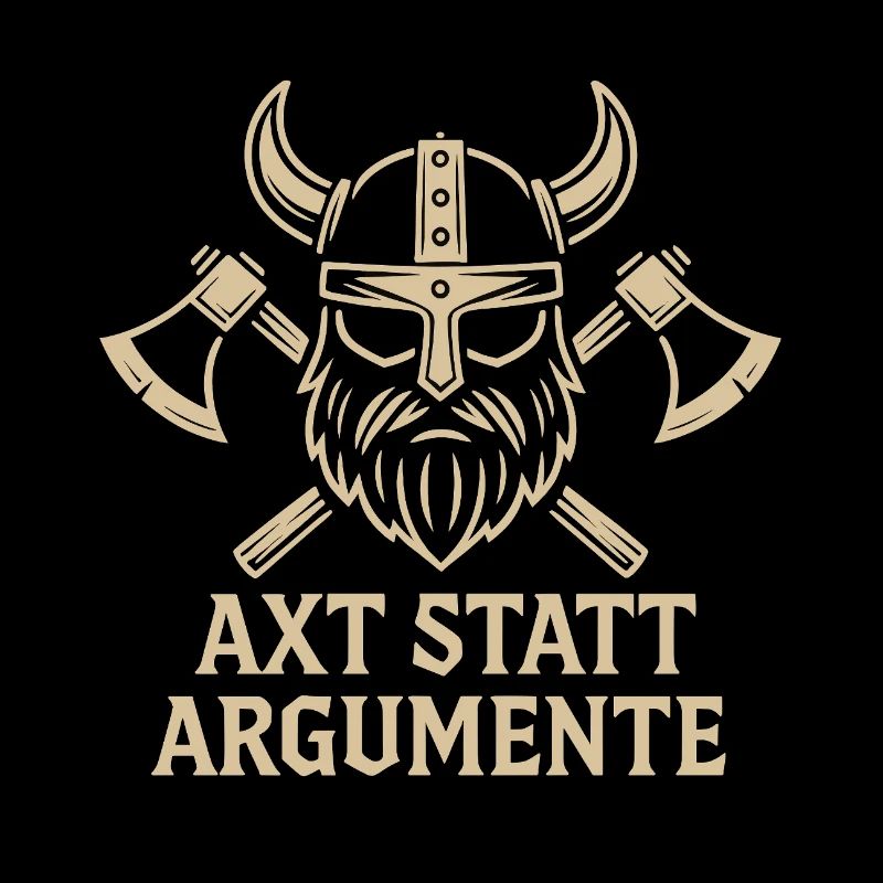 Viking axe instead of arguments