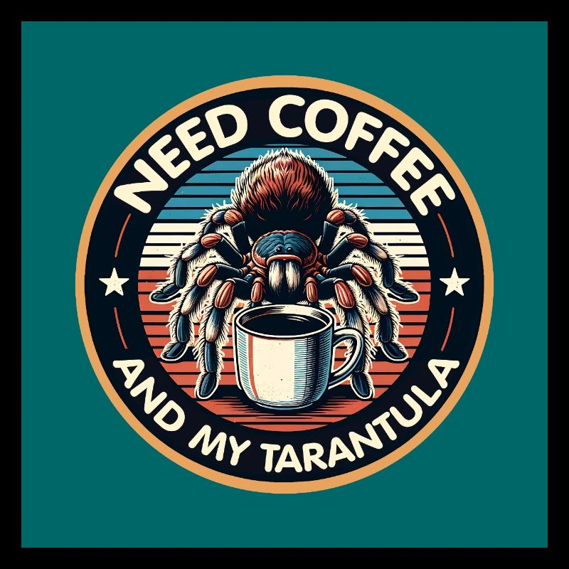 J’ai juste besoin de café et de ma tarentule araignée