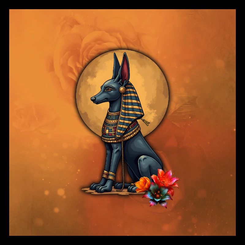 Anubis im Mondlicht.