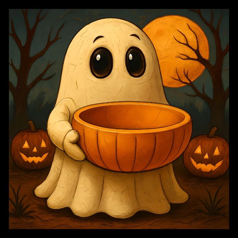 Fantôme effrayant Mignon cadeau d’Halloween