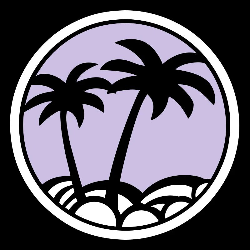 Palms emblem 03