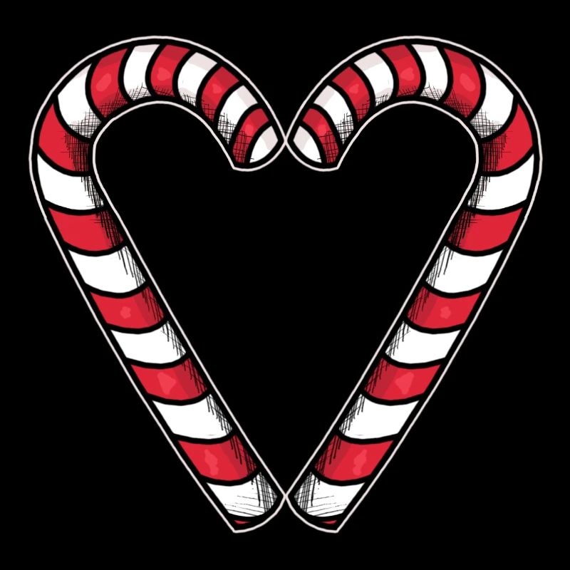 Candy Cane Coeur