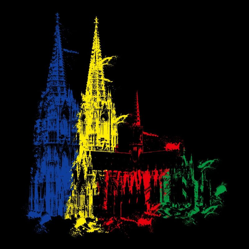 Dom de Cologne, explosion de couleur