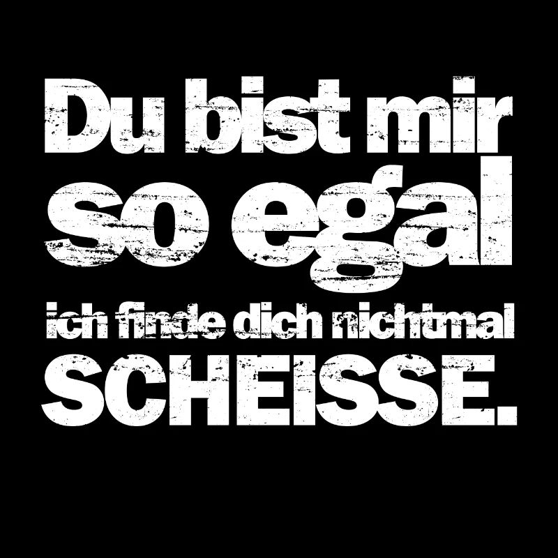 Vous ne vous souciez pas de moi, je ne pense même pas que vous merde