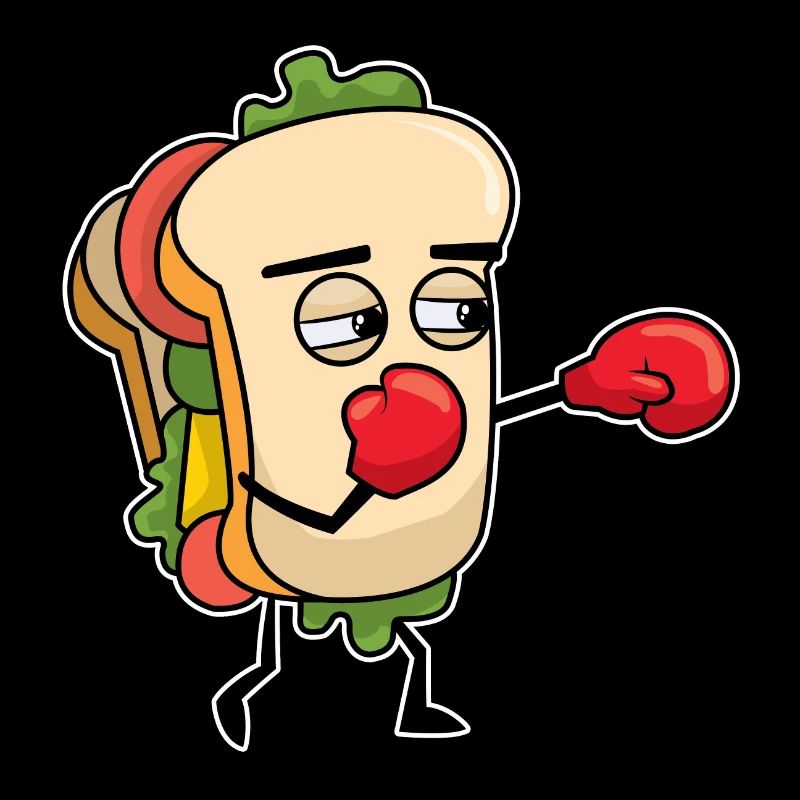 Sandwich sportif de boxe