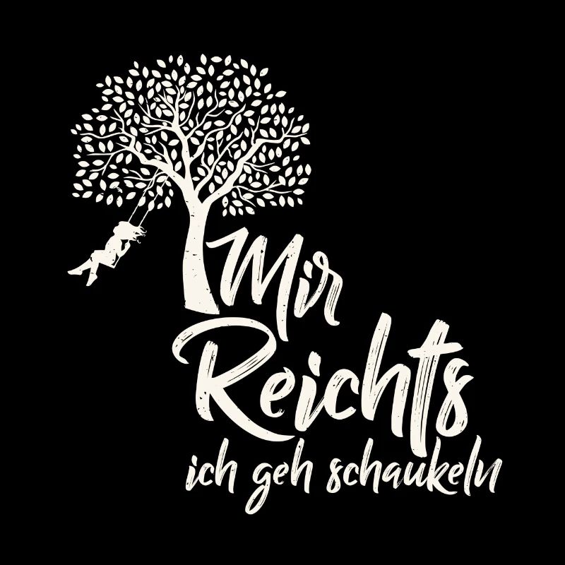 Baum. Schaukel. Spruch.
