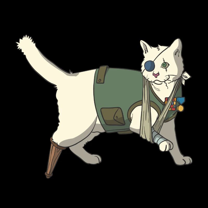 Soldat de chat vétéran