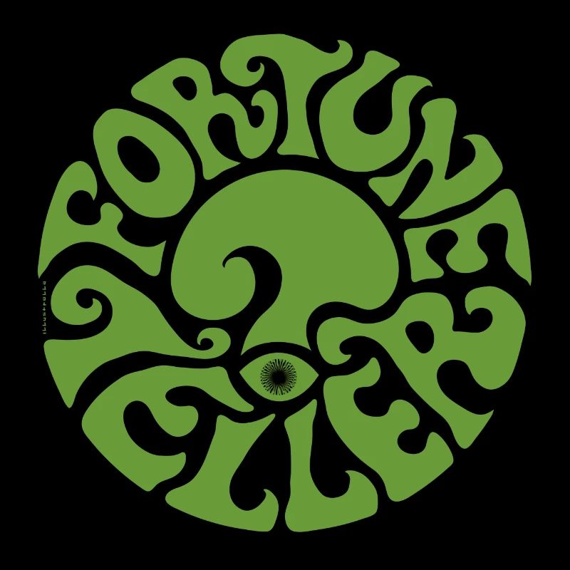 FORTUNE TELLER - green - fortune teller psychedelic