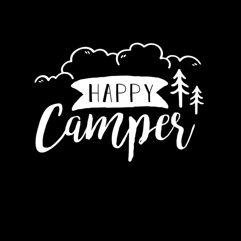 Campeur heureux