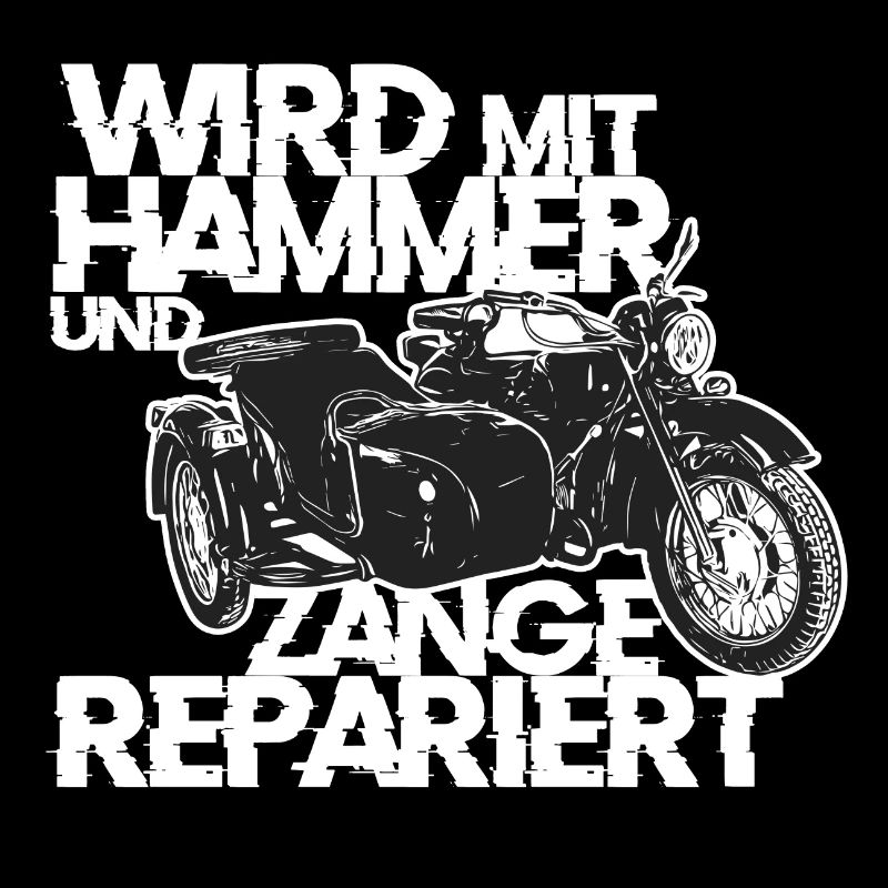 Ural M72 - Wird mit Hammer und Zange repariert