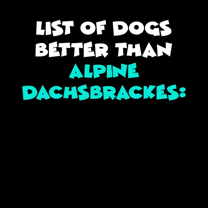 Alpine Dachsbrackes