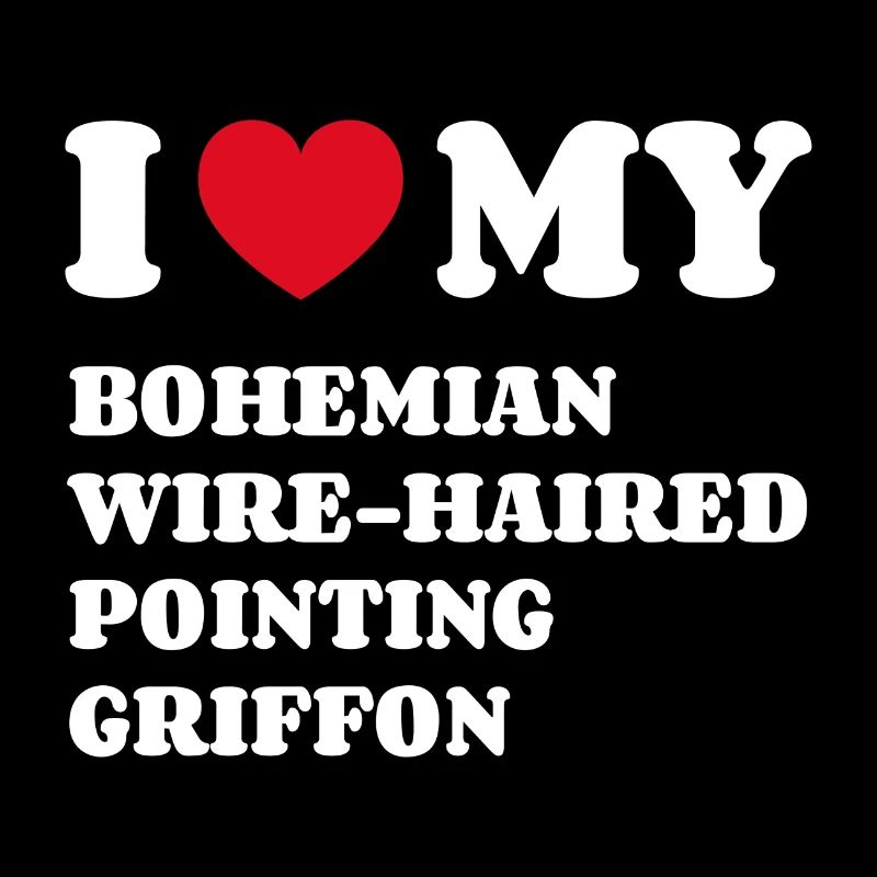 J’adore mon griffon pointant aux cheveux de bohème