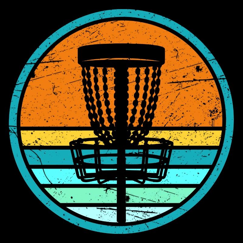 Lecteur de disc golf Disc Golf Disc Golf Player Rétro