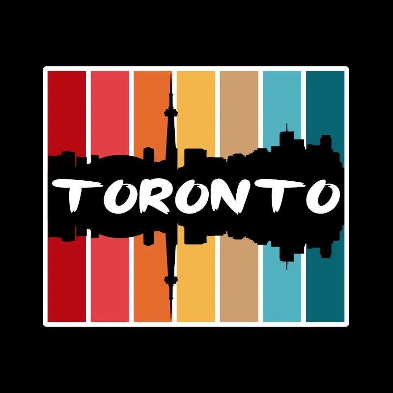 Toronto Canada Skyline Silhouette Travel Souvenir