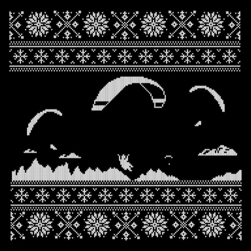 Gleitschirmflieger Strickmuster