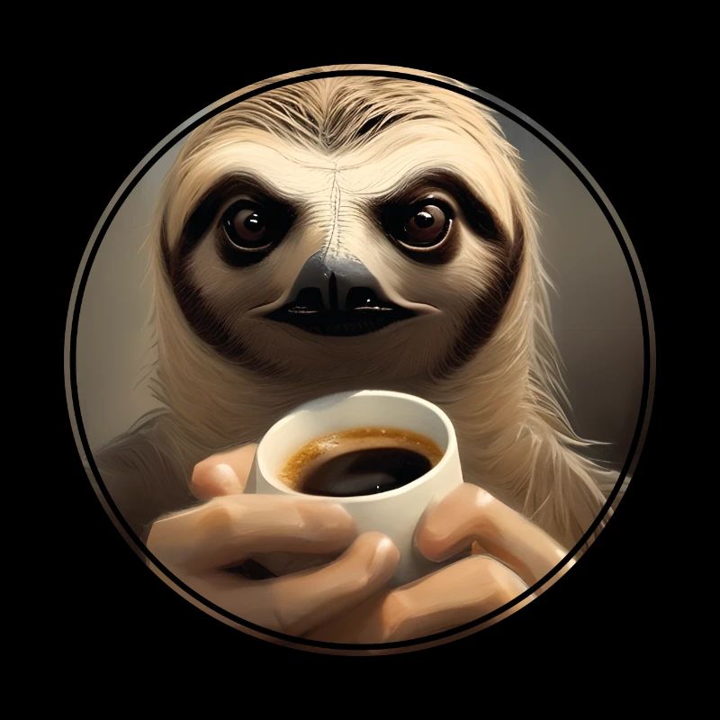 Funny Sloth Coffee Lover