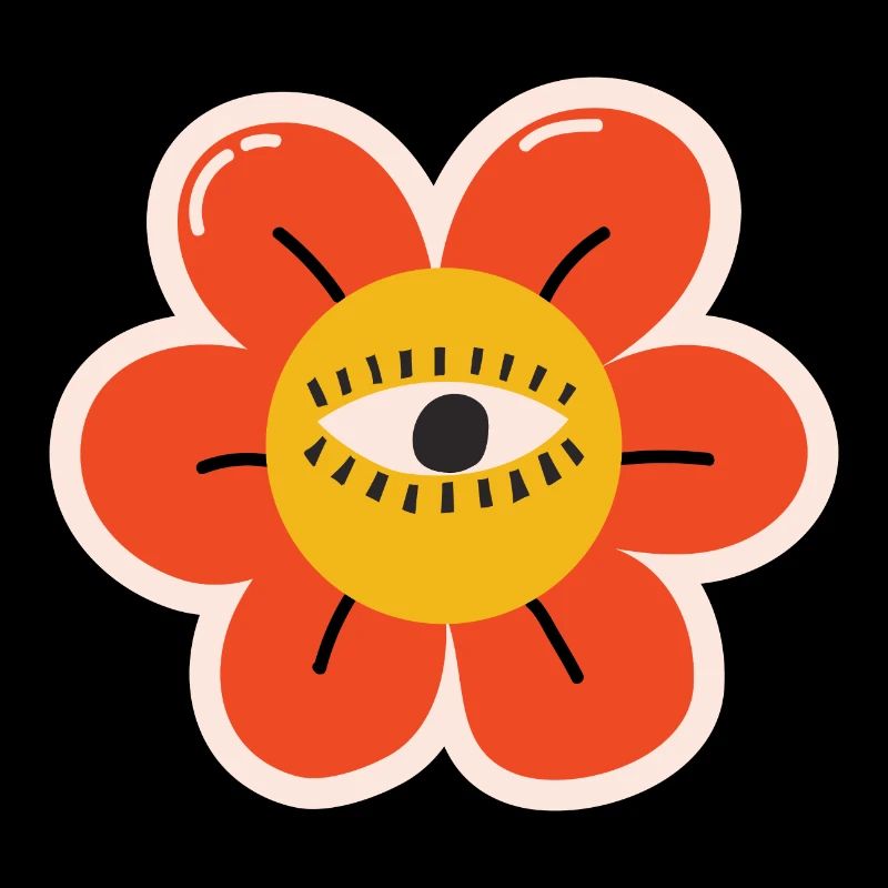 Dessin animé de fleurs