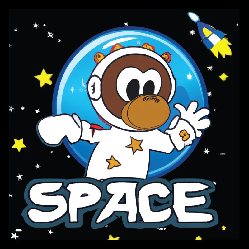 Monkey in space