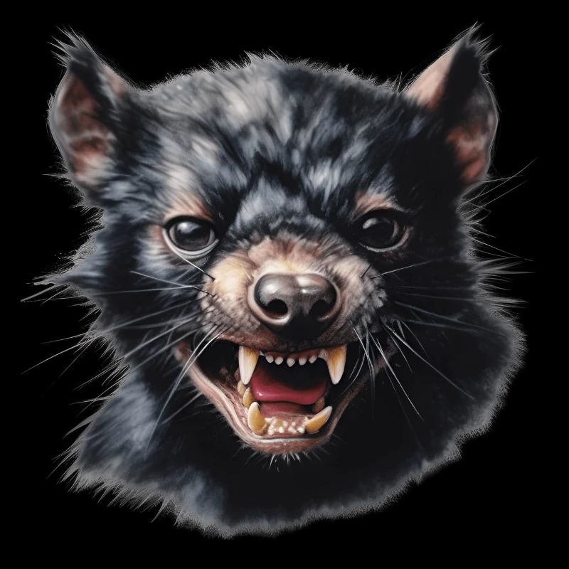 Le diable de Tasmanie imminent