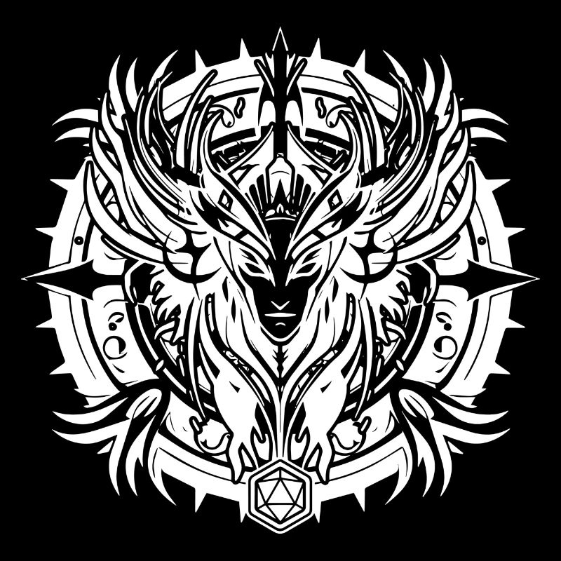 RPG logo spell circle