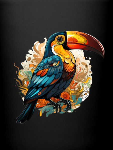 Style Toucan rétro