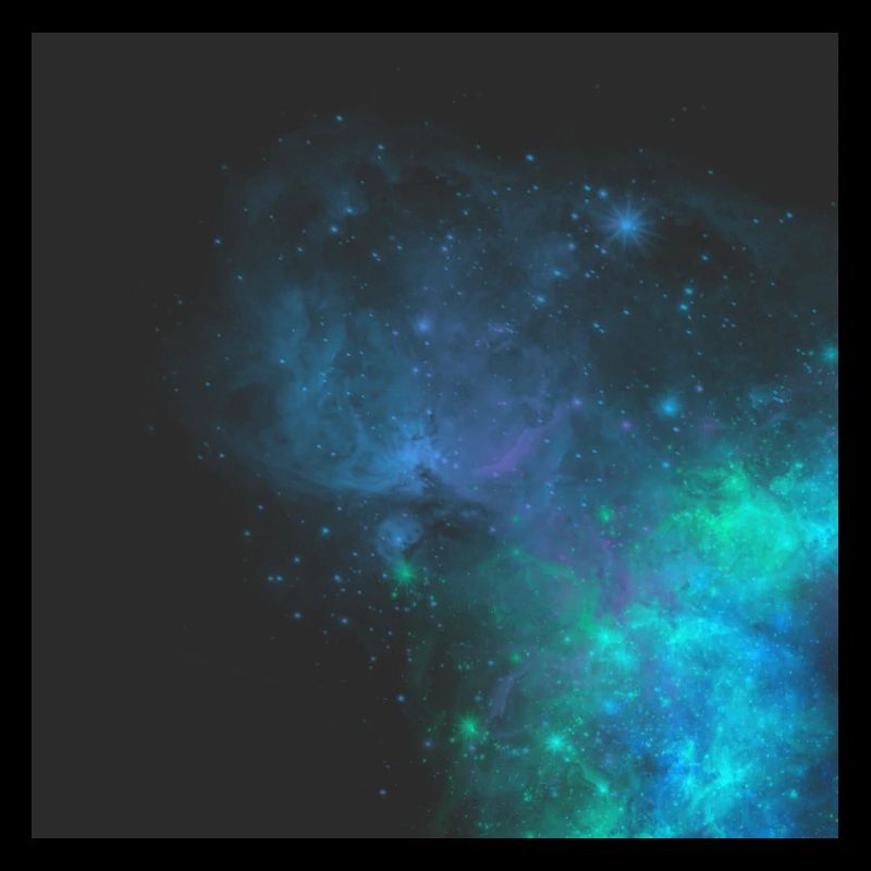 Série Nébuleuse : Bleu et vert