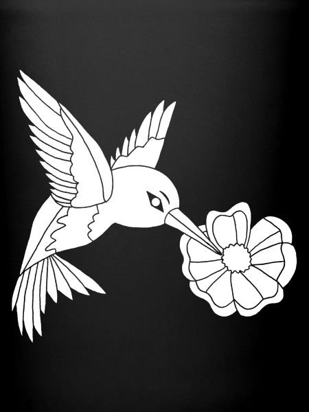 Weißer Futtervogel