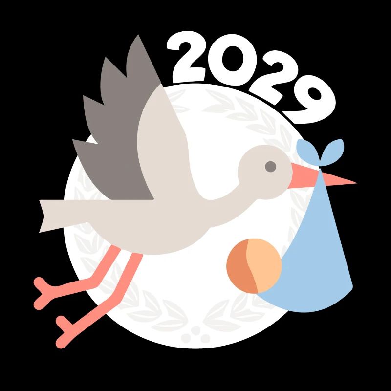 Cigogne avec bébé 2029