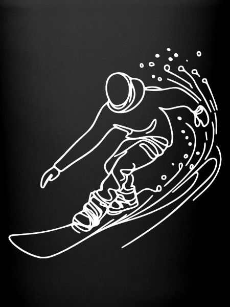 Dessin de snowboarder