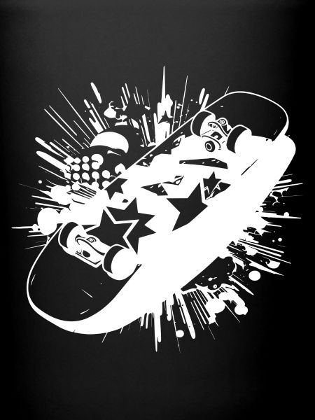Skateboard Paint Blobs