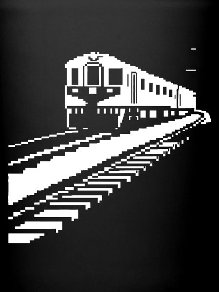Railroad Pixel Art