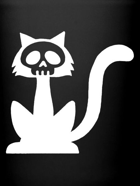White Cat Skull