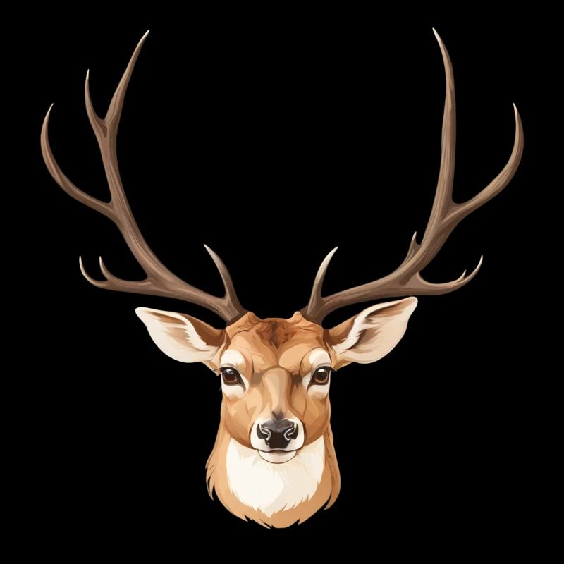 Tête de cerf mignonne