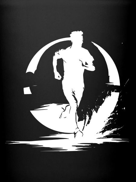 Dessin de garçon marathon
