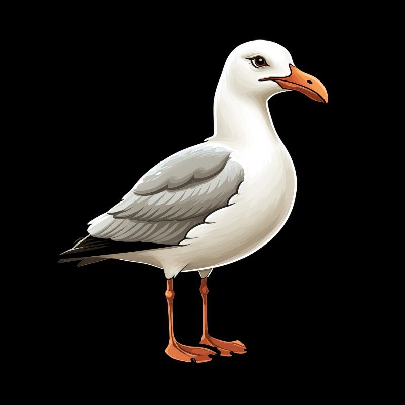 Oiseau de mer Mouette