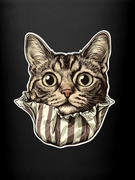 Chat en papier