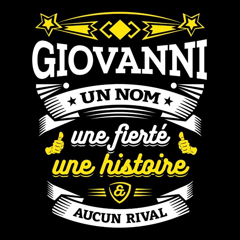 GIOVANNI UN NOM UNE FIERTÉ AUCUN RIVAL