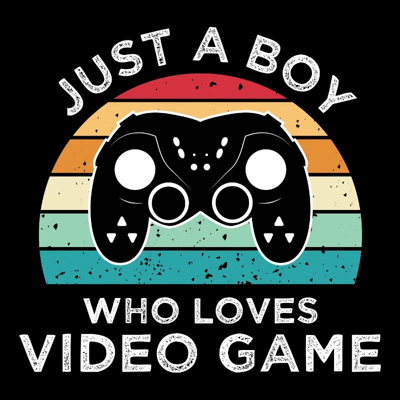 Nur ein Junge, der Videospiele liebt