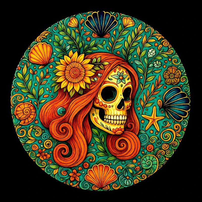 Zentangle Skull