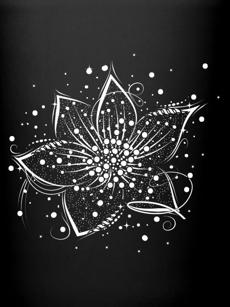 une fleur blanche