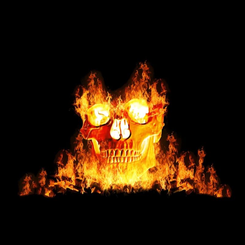 Esprit de feu d'Halloween