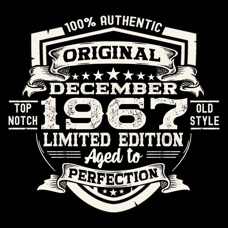 Cadeau original du 55e anniversaire de décembre 1967