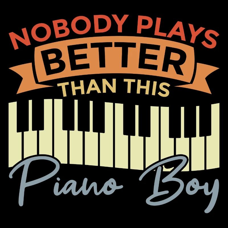 Piano player boy