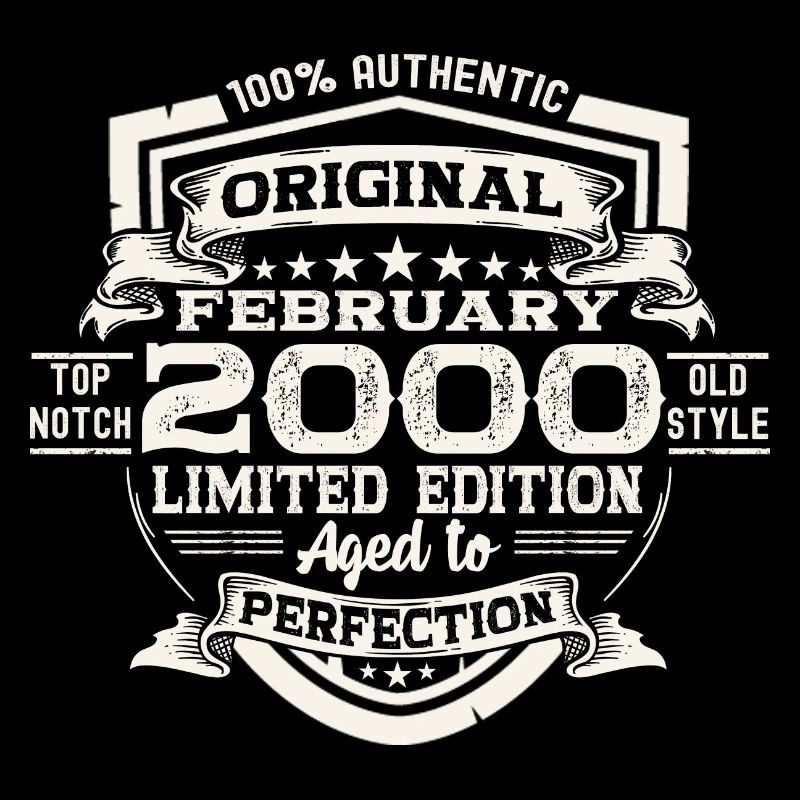 February Year 2000 23rd birthday gift man